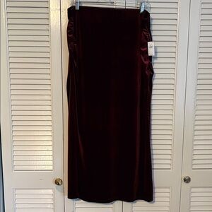 Old Navy Women's Maxi Skirt - Deep Burgundy